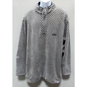 Southern Marsh Men’s XLT Arapaho Fleece 1/4 Zip Pullover Biege Blue